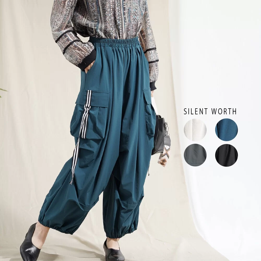 【2026新作】ラインテープ付カーゴパンツ♪