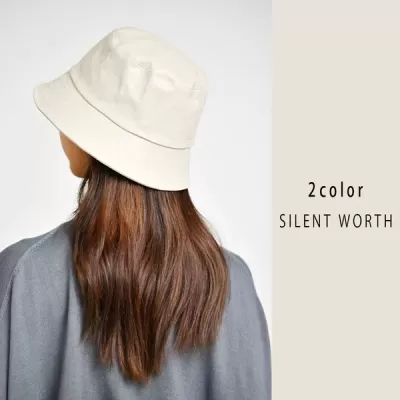 フェイクレザーバケットハット