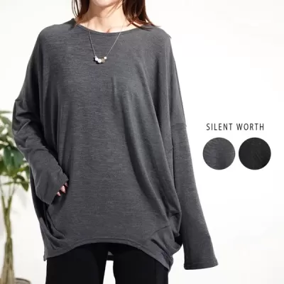 【2025新作】ビッグドレープカットプルオーバー