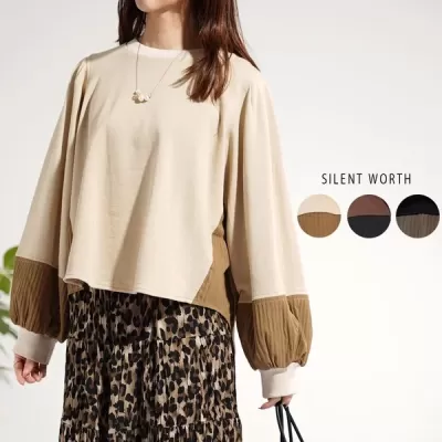 【2025新作】ジャカード配色切替プルオーバー