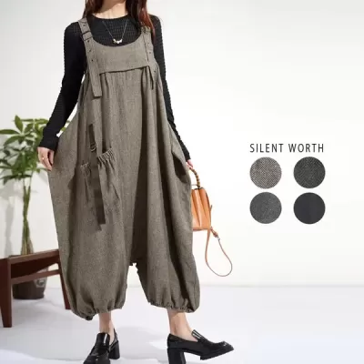 2Wayヘリンボーンオールインワン