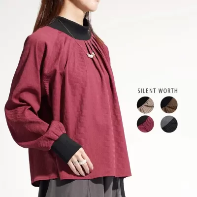 リブ切替プルオーバー