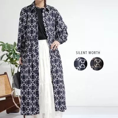 【2026新作】総柄シャツワンピース(n)