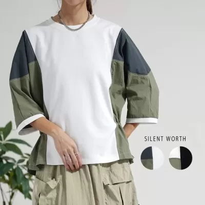 【2026新作】異素材配色プルオーバー(n)