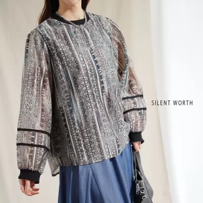 【2026新作】シアー総柄プルオーバー(n)