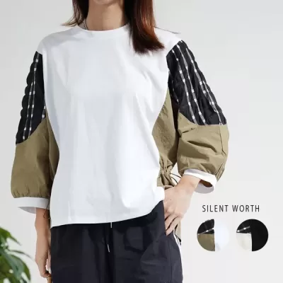 【2026新作】異素材切替プルオーバー(n)