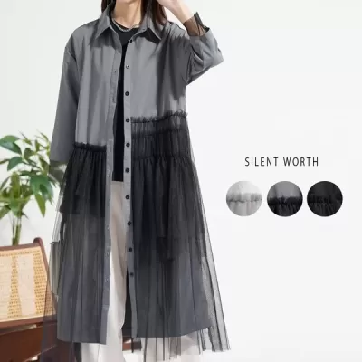 【2026新作】チュールアシメ重ねワンピース(n)