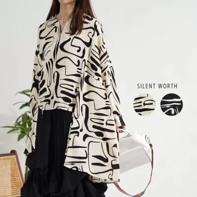 【2026新作】ロングテール総柄チュニック(n)