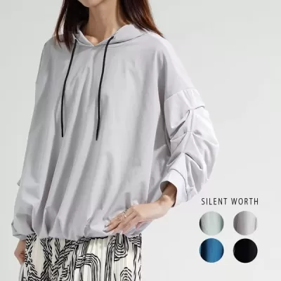 【2026新作】裾タックバルーンパーカー(n)