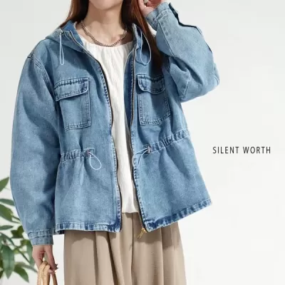 【2026新作】デニムジップアップパーカー(n)