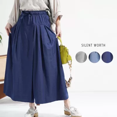 【2026新作】デニムタックラップフレアパンツ♪