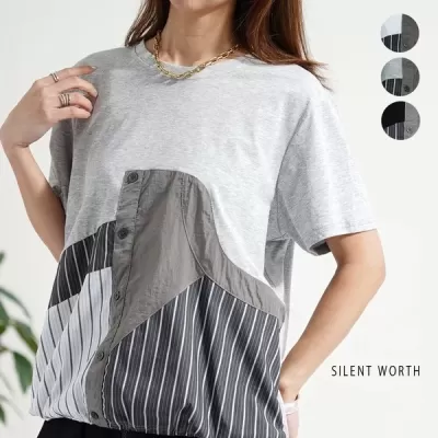 【2026新作】パッチワークデザインプルオーバー(n)